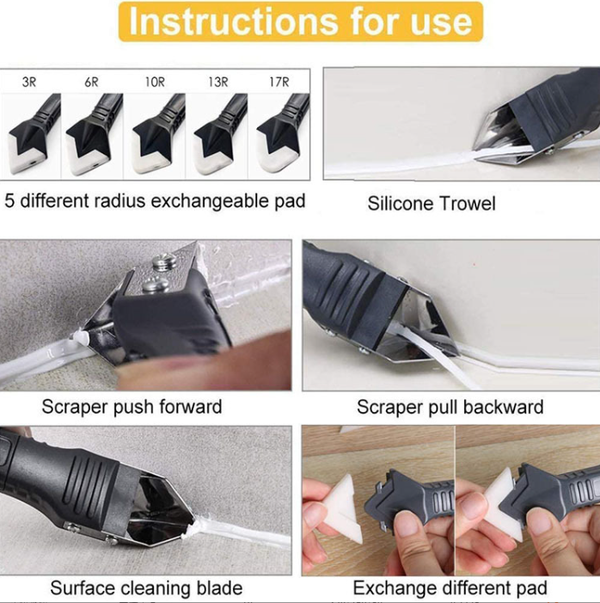 Outil Magique pour Joints - 13 Pièces en 1 Outil
