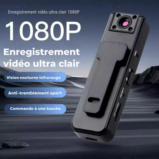 VisionPro™ – Mini Caméra 1080P Ultra-Claire