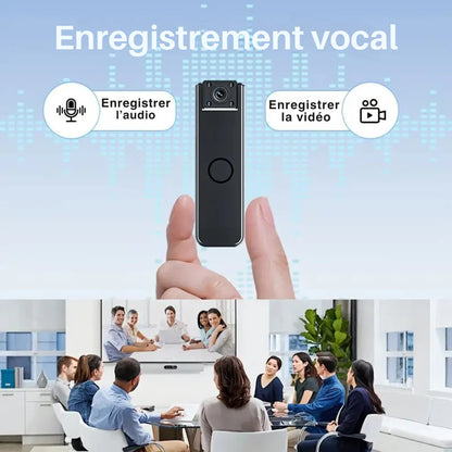 VisionPro™ – Mini Caméra 1080P Ultra-Claire