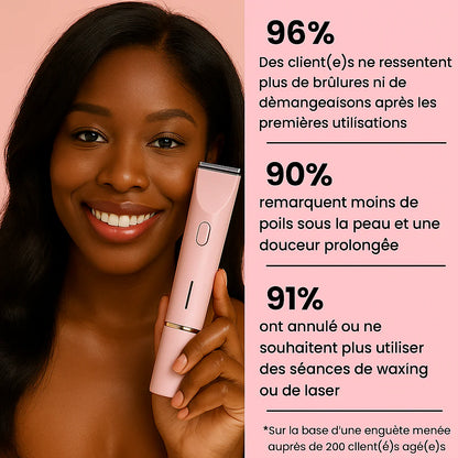 Rasoir Électrique Intime Femme 2-en-1